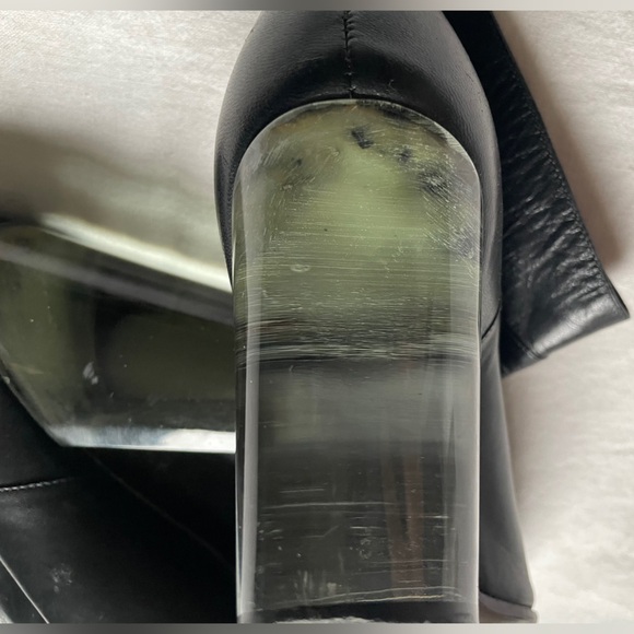 Marc By Marc Jacobs Lucite Plexi Heel Booties - Picture 7 of 16